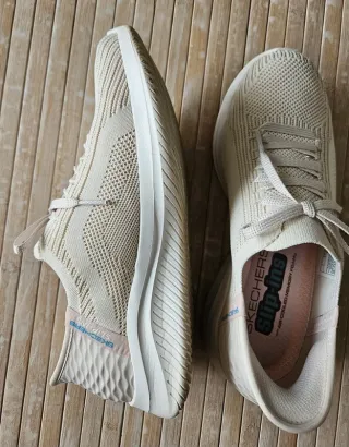 Zapatillas Skechers Slip-ins Mujer Beige