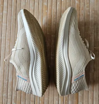 Zapatillas Skechers Slip-ins Mujer Beige