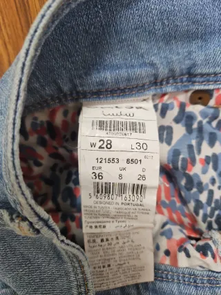 Pantalón vaquero Salsa azul mujer