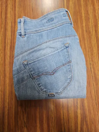Pantalón vaquero Salsa azul mujer