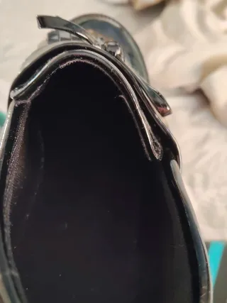 Mocasines charol negros niña/adulta T35