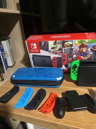 Nintendo Switch Verde y Rosa