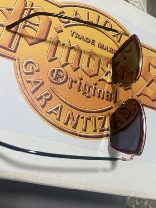 Gafas de mujer de sol Venus doradas y rojas