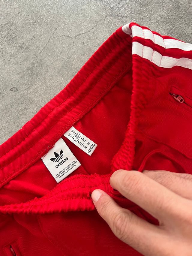 Pantaloni tuta Adidas rossi