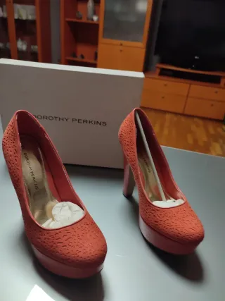 Zapatos de fiesta Dorothy Perkins coral 38