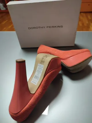 Zapatos de fiesta Dorothy Perkins coral 38