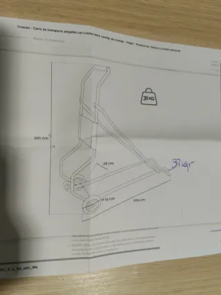 Carrito de transporte