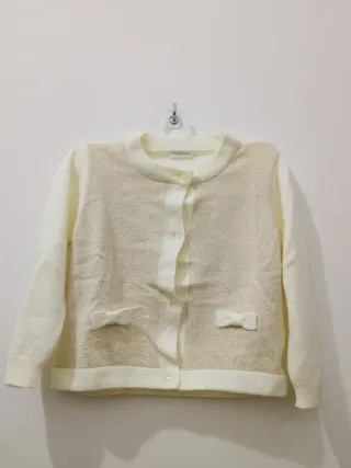 Cardigan bambina con fiocchi