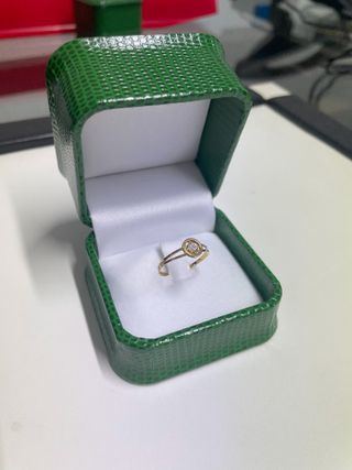 Anillo Oro 18K con Circonitas