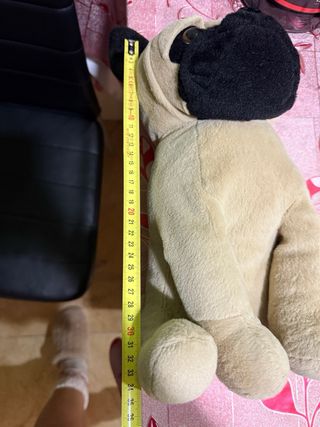 Peluche Perro Pug / carlino grande muñeco animal
