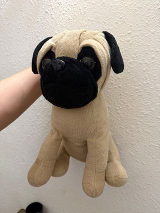 Peluche Perro Pug / carlino grande muñeco animal