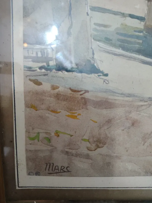 Cuadro Catedral Notre Dame París Antigua bueno