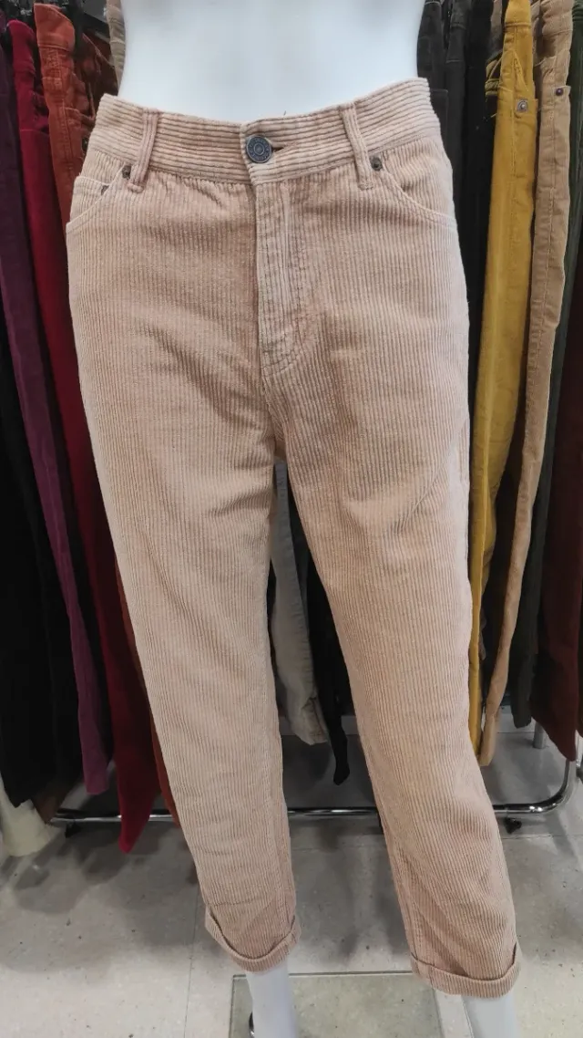 Pantalones de pana beige Talla 36