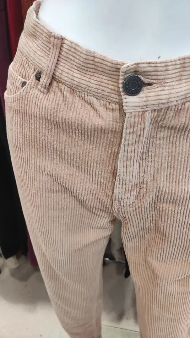 Pantalones de pana beige Talla 36