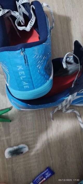 Zapatillas fútbol sala Kelme azules