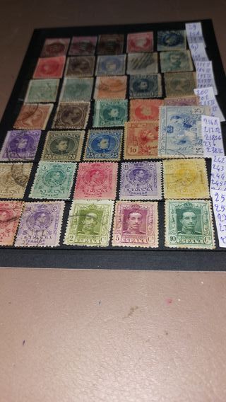 Spagna 100 Francobolli Diversi Primo Periodo