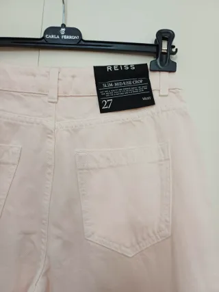 Jeans Rosa Slim Fit Donna Taglia M