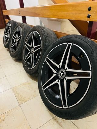 CHOllO!Llantas Mercedes AMG +Neumáticos Bridgeston