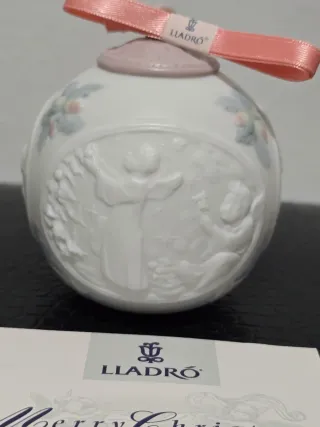 Bola Navidad Lladro 1997 Porcelana