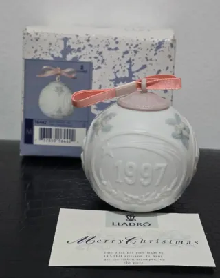 Bola Navidad Lladro 1997 Porcelana