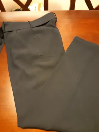 Pantalones Zara Talla S azul marino