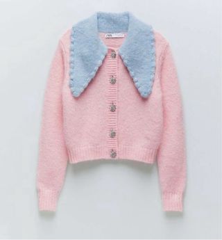 Cárdigan joya de Zara