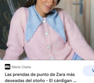 Cárdigan joya de Zara