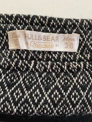 Minifalda boho chic multicolor