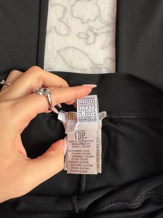 Pantaloni neri donna con cuore