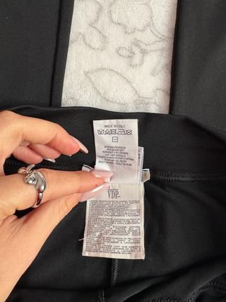 Pantaloni neri donna con cuore