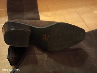 Botas Nobuck Marrones Tacon