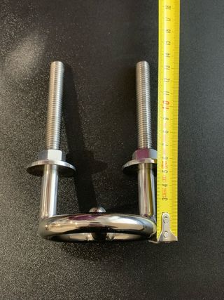 Anilla arrastre wakeboard inox 12,5mm