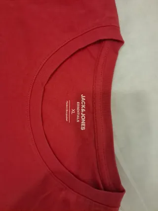 Camiseta Jack&Jones Talla XL Roja