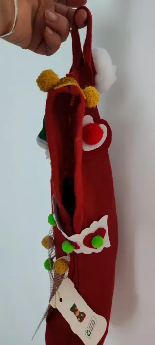 Calza befana fatta a mano