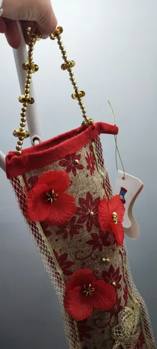 Calza befana fatta a mano