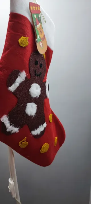 Calza befana fatta a mano