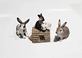 Familia de conejos Schleich