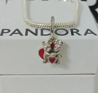 Pandora Charm Mickey Minnie con Amor.