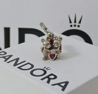 Pandora Charm Mickey Minnie con Amor.