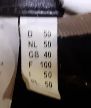 Cazadora de Piel  en marrón oscuro Talla XXL