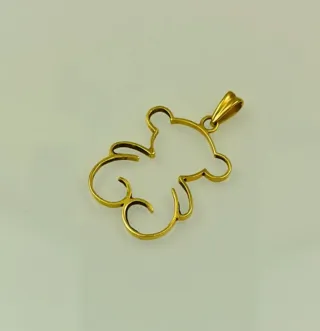 Colgante Oso Oro 18k