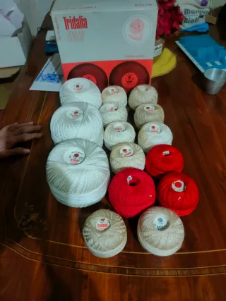 Bobinas hilo perlé Tridalia