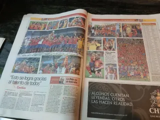 Periódico AS Mundial Fútbol 2012 Campeones Europa