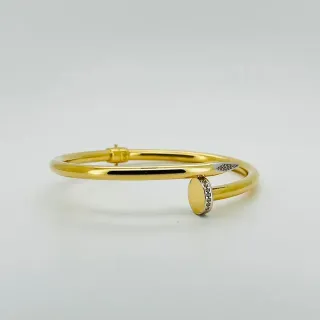 Pulsera Clavo Circonita 18K