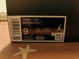Nike Jordan Low 1 Talla 42.5 Nuevas
