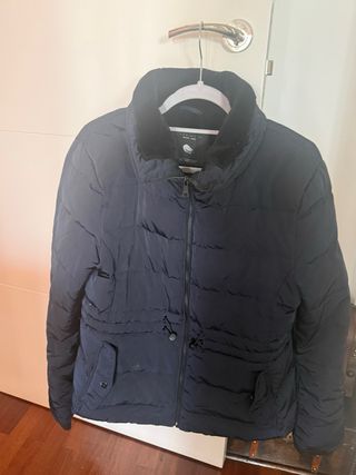 Chaqueta Zara acolchada azul