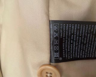 Cazadora de piel Skipper beige