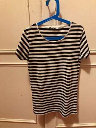 Camiseta Mango Basics Slim Fit Mujer