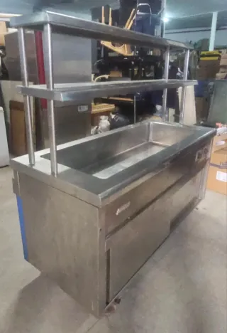 Mesa Baño María Acero Inoxidable Macfrin.