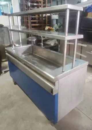 Mesa Baño María Acero Inoxidable Macfrin.